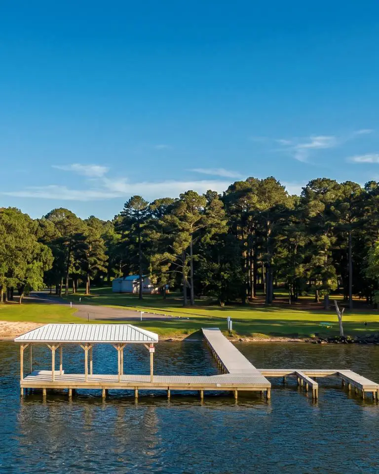 Lake Pier Aerial